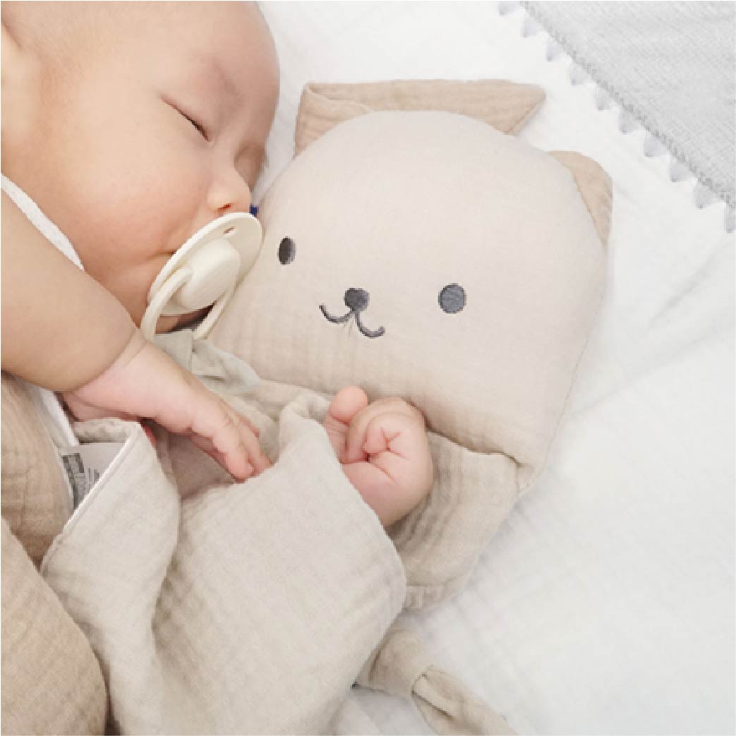 ‍酷咕鴨 KUKU PLUS 寶寶多功能安撫巾-幼犬杏 (贈品)